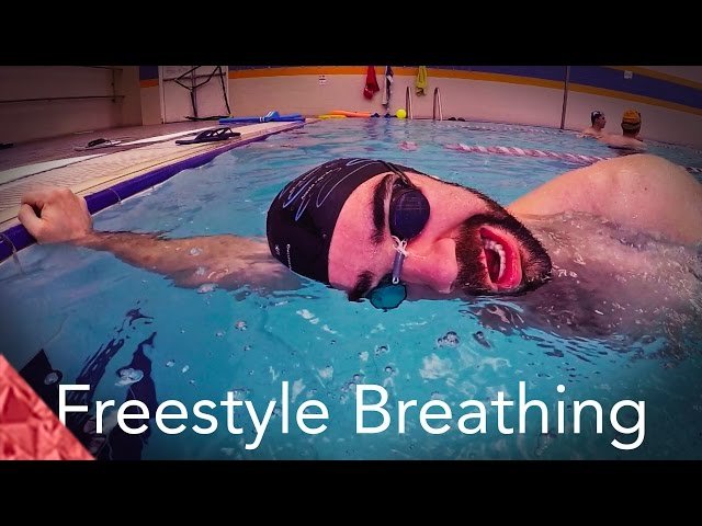 4 Breathing exercises for smooth freestyle swimming. Progressions. Beginners