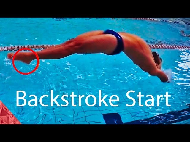 How to do a fast backstroke start.