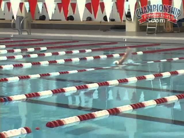 Learn How to Finish Your Backstroke!