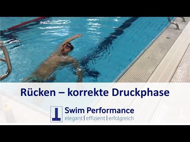 Rücken - Druckphase korrekt ausführen