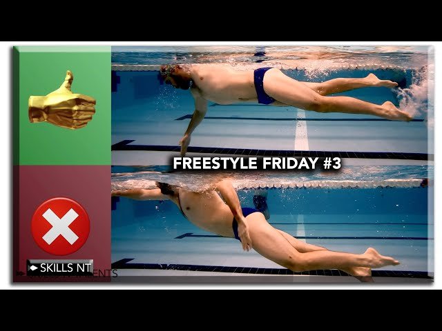 Freestyle Friday #3 :: Lift your legs while swimming in a horizontal position - push down - float