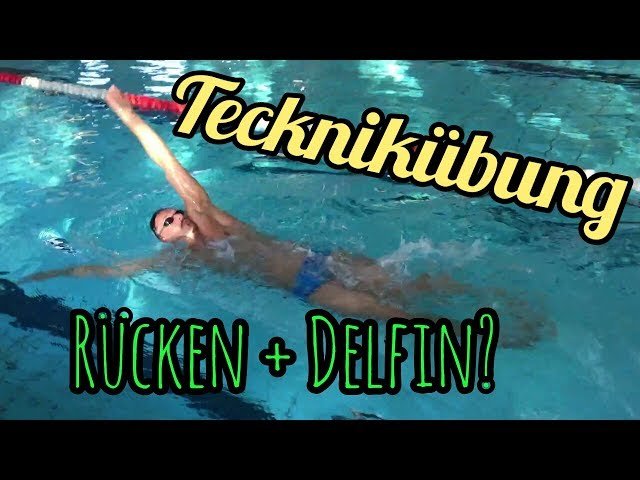 Rücken + Delfin Kombinationsübung für Kopplung und Koordination