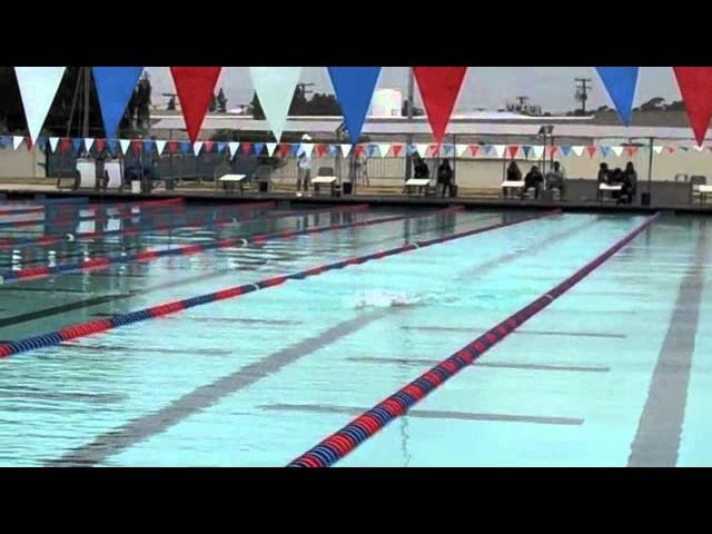 Janet Evans 800 Free at Masters 6-11-2011