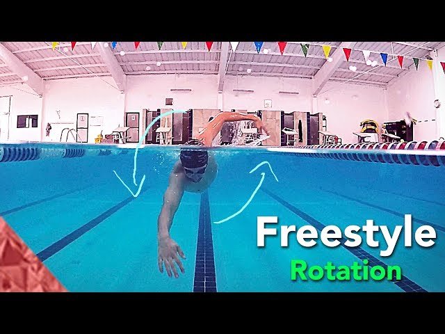 Swim smoother and breathe easier in freestyle with shoulder rotation
