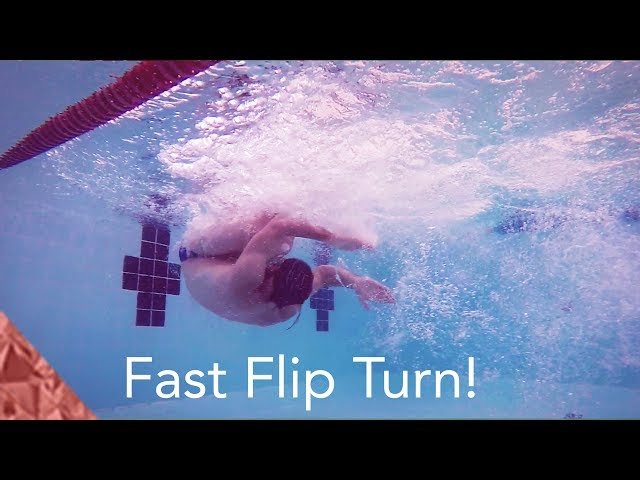 How to do a fast flipturn in freestyle. Swimming technique