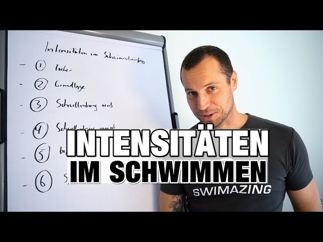 Diese 6 Intensitäten braucht dein Schwimmtraining | SWIMAZING UNIVERSITY