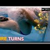 Your swimming to the next level using your toes :: Flip turns and open turns ::Fire turns!