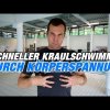 Schneller Kraulschwimmen durch Körperspannung (+1 simple Übung) | SWIMAZING UNIVERSITY