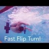 How to do a fast flipturn in freestyle. Swimming technique