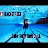 Backstroke - Body Rotation Drill 4K