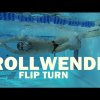 Technik der Rollwende (Flip-Turn in Slowmotion)