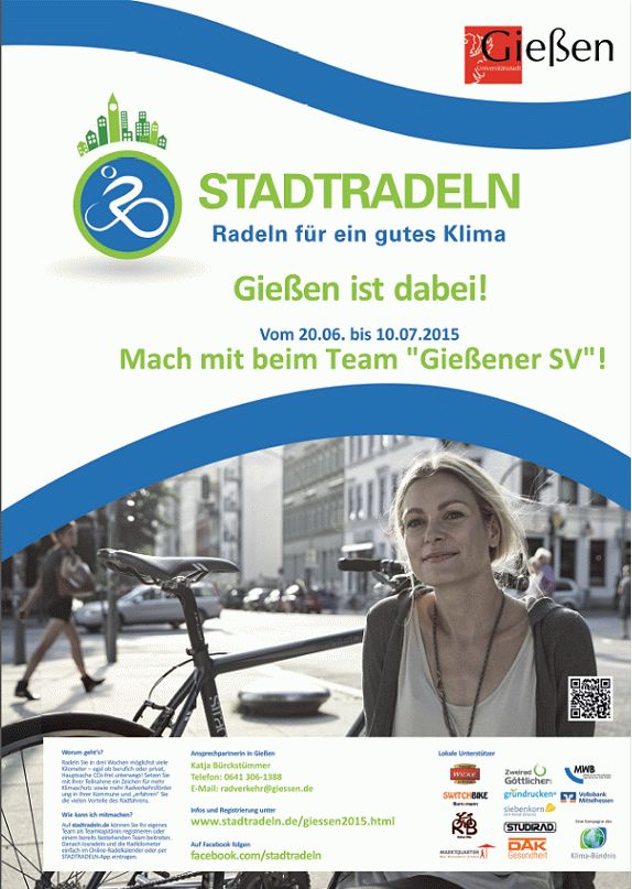 STADTRADELN Teamplakat GI SV