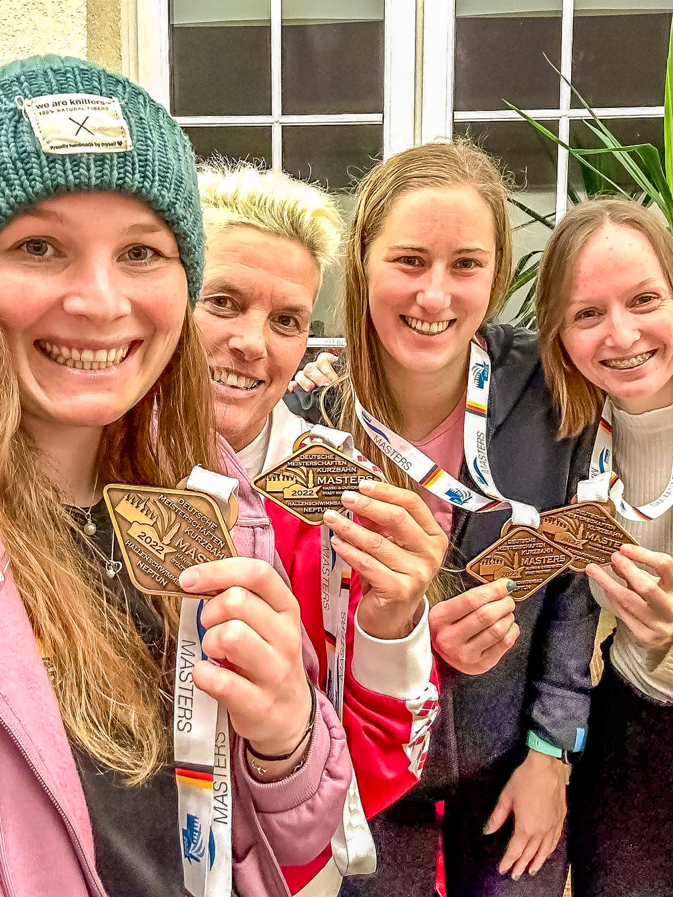 Staffel in Rostock - Maike Lang, Tanja Heinz, Ann Kristin Neuloh-Stein, Laura Klesen